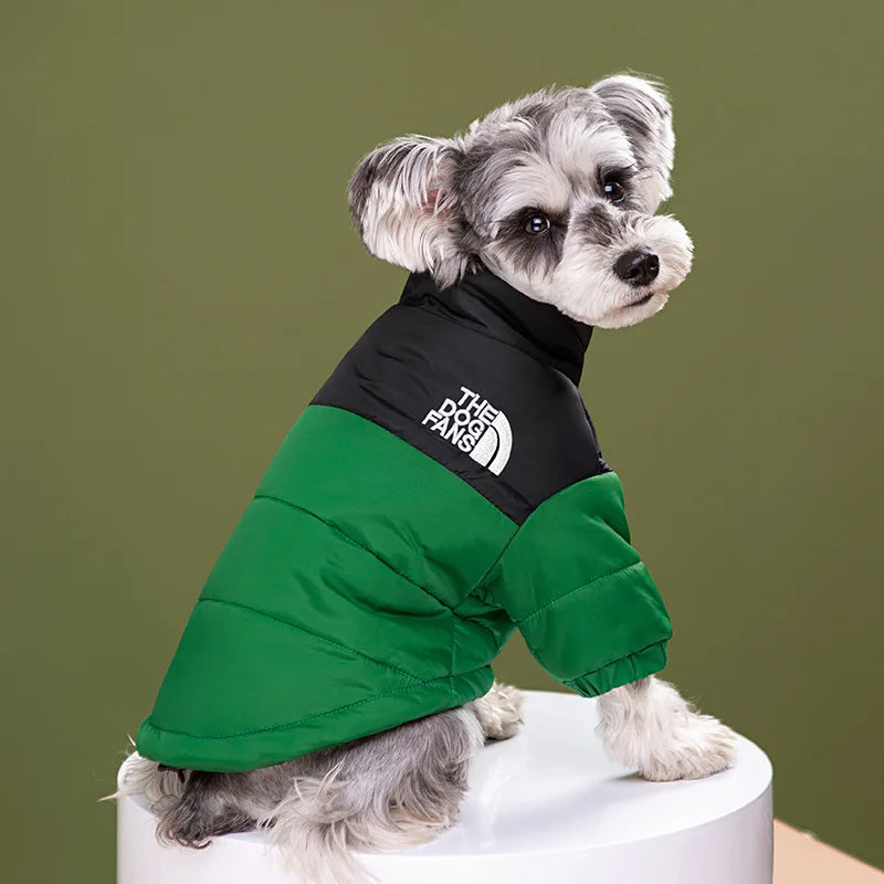 THE DOG FACE Winter Dog Jacket – Warm, Windproof & Reflective Coat for Small to Medium Dogs