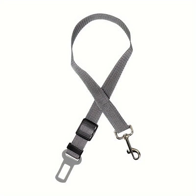 Adjustable Harness and Leash Cat Dog Car Seat Belt Pet Seat Vehicle Dog Harness Lead Clip  TractionCar Travel Supplies for Dogs