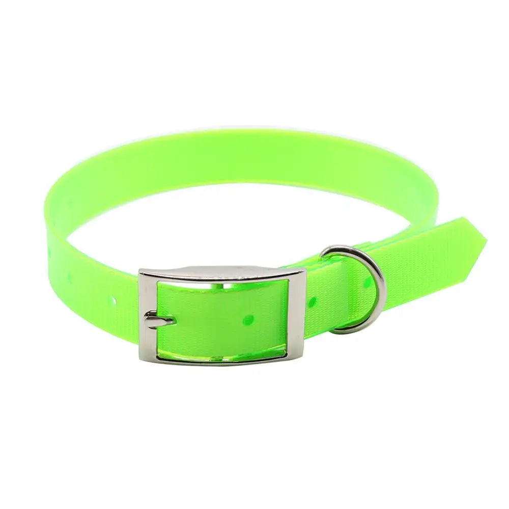 New Fashion Pet Dog Collar High Quality TPU + Nylon Waterproof Deodorant Resistant Dirt Easy Clean Collars 7 Colors Pet Supplies