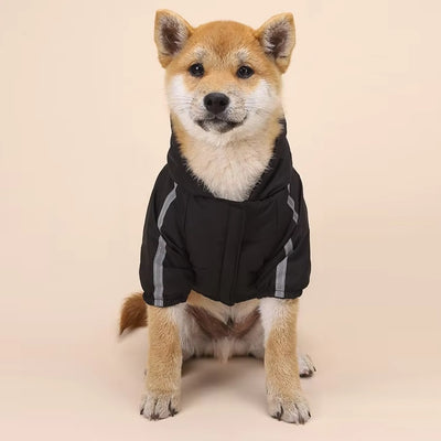 THE DOG FACE Waterproof Reflective Winter Jacket for Small & Medium Dogs