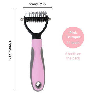 Dog Brush Pet Dog Hair Remover Cat Comb Grooming And Care Brush For Matted Long Hair and Short Hair Curly Dog Supplies Pet Items