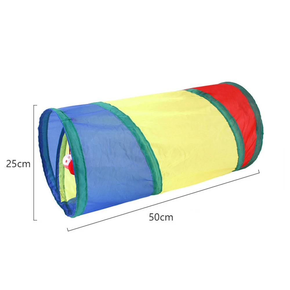 Cat Tunnel Foldable Cat Tunnel Pet Supplies Cat S T Y Pass Play Tunnel Cat Toy Breathable Drill Barrel for Indoor loud paper