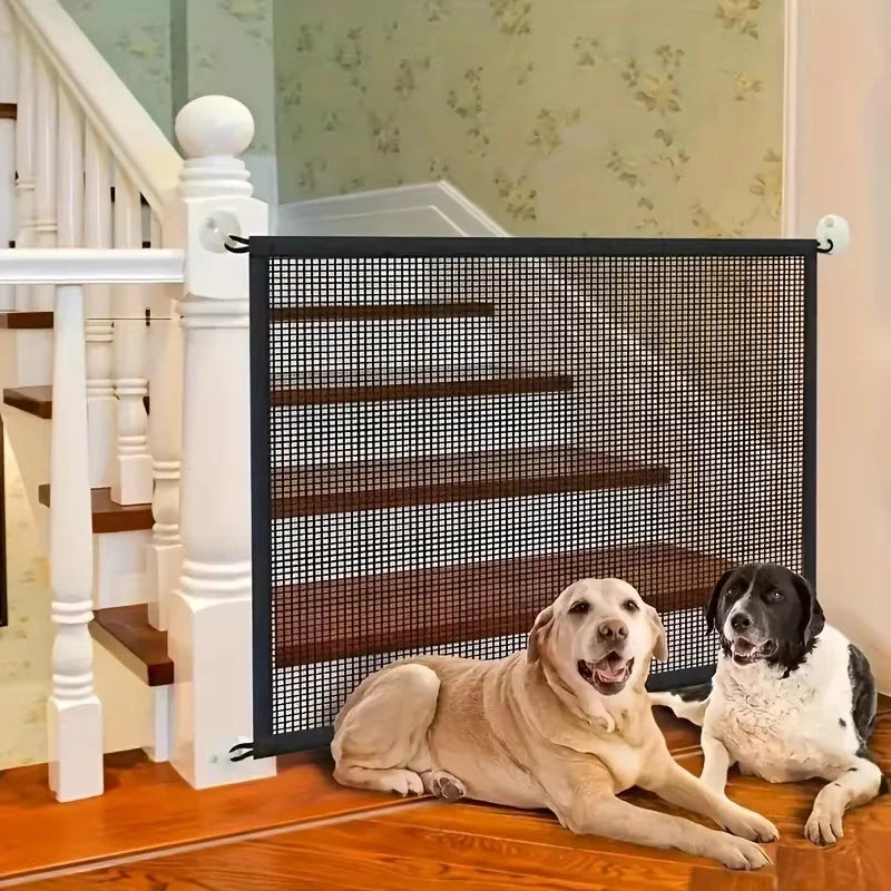 Dog Fence Netting Barrier Pet Isolati Network Folding Breathable Mesh Play Dog Safety Fence Doorway Pet Products Protect