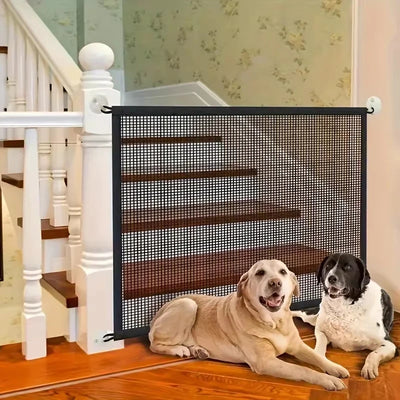 Dog Fence Netting Barrier Pet Isolati Network Folding Breathable Mesh Play Dog Safety Fence Doorway Pet Products Protect