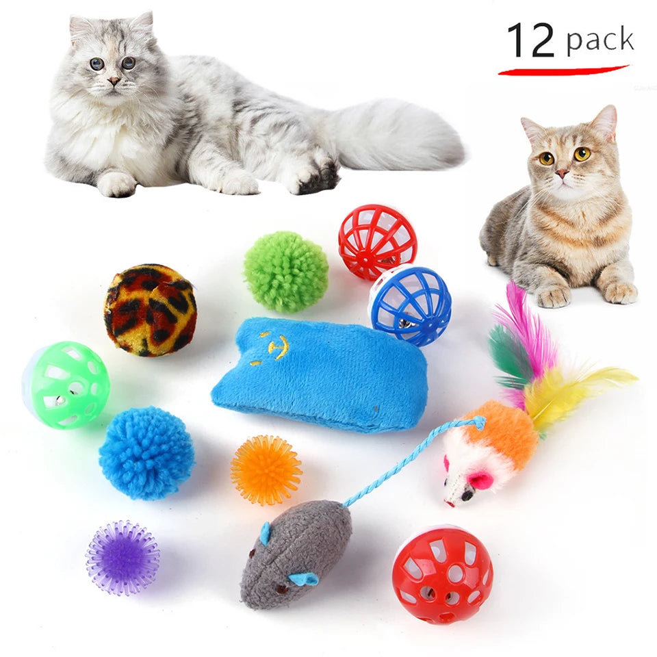 DualPet Cat Toy Set – A Variety of Fun for Your Feline