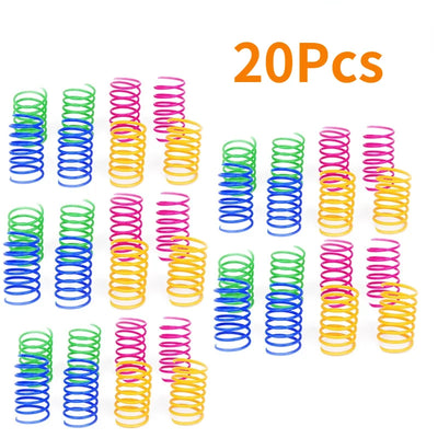 Kitten Coil Spiral Springs Cat Toys Interactive  Gauge Cat Spring Toy Colorful Springs Cat Pet Toy Pet Products