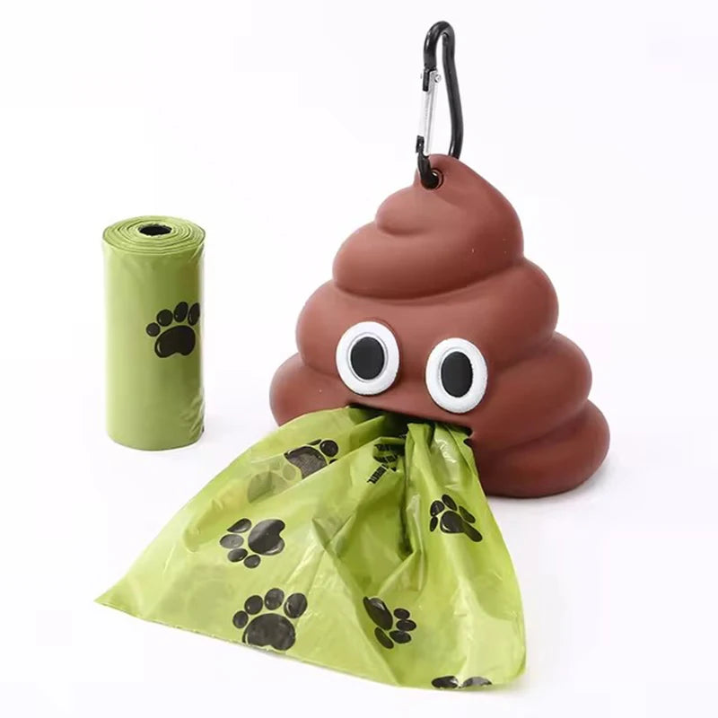 Pet Fecal Bag Dispenser Cat Dog Outdoor Garbage Pocket Hanging Buckle Portable Dung Bags Storage Box Pets Cleaning Products