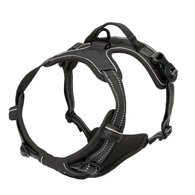 Dog Harness No-Pull Service Vest with Reflective Adjustable Soft Padded Comfortable for Outdoor Easy Walking No Choke for Pets