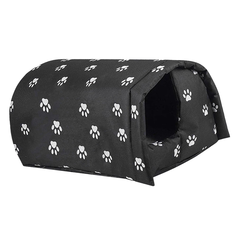 Pet Cat House Bed Outdoor Waterproof Removable Thickened Warm Stray Cat Sleeping Mats Cats Dogs Nest Tent Cabin Pet Supplies