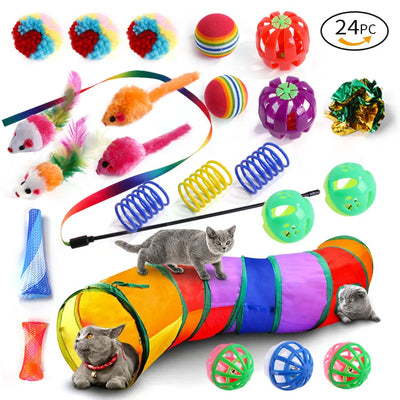 DualPet Cat Toy Set – A Variety of Fun for Your Feline