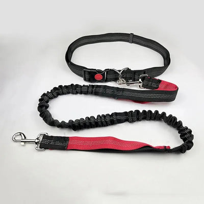 Pet Leash Multifunctional Dog Walking Leash Stretchable Elastic Explosion-Proof Punch Outdoor Running Dog Walking Leash