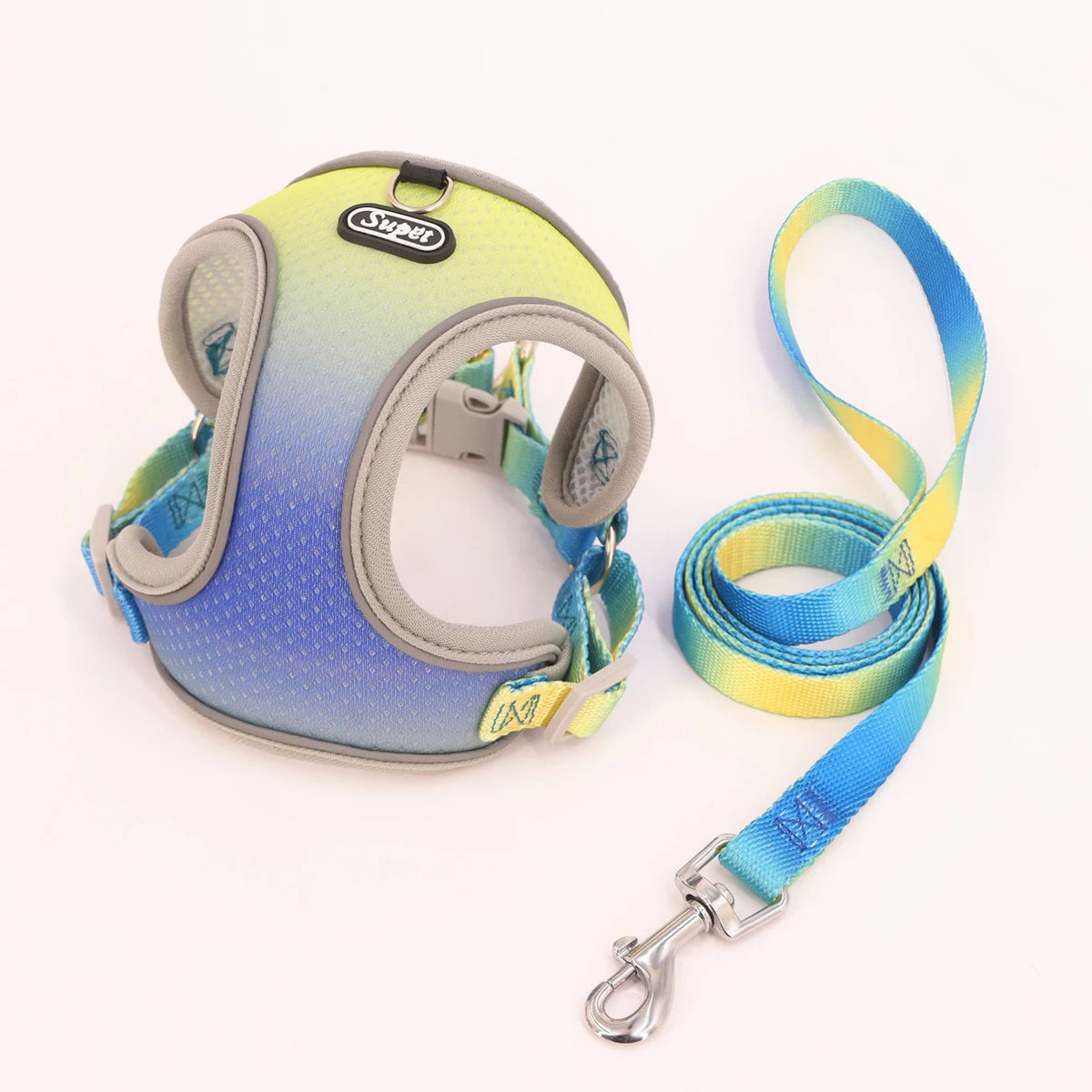 Supet Pet Step-in Dog Harness, Adjustable Reflective Soft Dog Harness, Breathable Dog Vest Harness for Cats Puppy