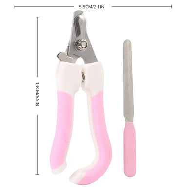 Pet Nail Scissors Cat and Dog Nail Clippers Sharp Stainless Steel Knife Head Large and Small Pet Supplies