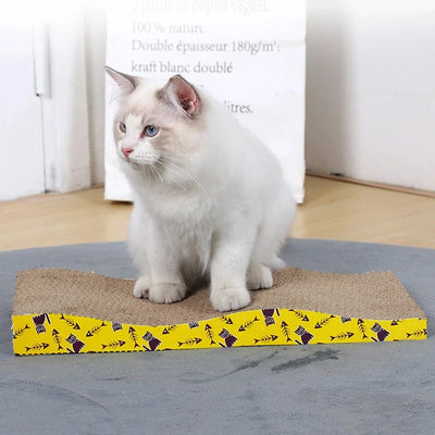 M-Shape Pet Cat Scratching Board Corrugated Cardboard Pad Grinding Nails Interactive Protecting Furniture Cats Scratcher Toy