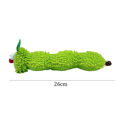 Pet Supplies Caterpillar Shaped Plush Cat Toy Contains Catnip Self Pleasure Boredom Relief Interactive Play