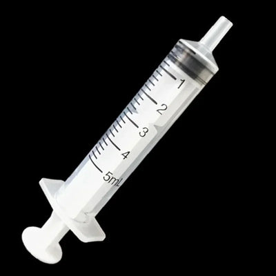 10pcs Disposable Plastic 5ml Injector Syringe No Needle for Lab Nutrient Measuring Small Pet Food Feeder (Without Needle) 2024