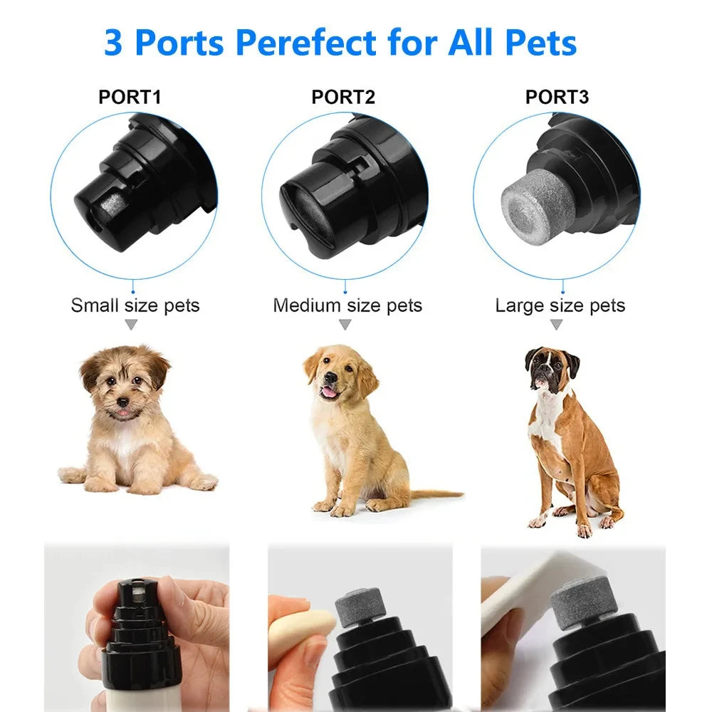 Electric Dog Nail Clippers for Dog Cat Nail Grinders USB Charging Rechargeable Pet Quiet Cat Paws Grooming Nail Trimmer Tools