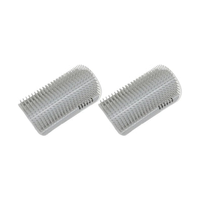 2/1PCS Cat Brush Comb Cat Toy with Catnip Cat Wall Brush Corner Cat Scratcher Massage Self Groomer Comb Pet Brush Corner