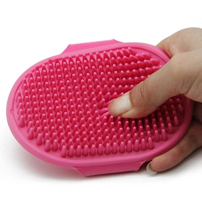 Dog and Cat Brush Pet Bath Silicone Comb Massage Comb Hair Removal Device Pet Supplies Dog Beauty Washing and Cleaning Tools