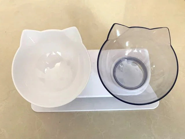 Non-Slip Double Cat Bowl Dog Bowl With Stand Pet Feeding Cat Water Bowl For Cats Food Pet Bowls For Dogs Feeder Product Supplies