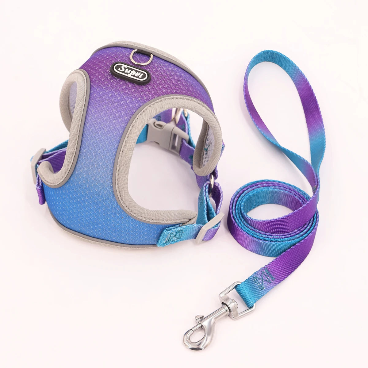 Supet Pet Step-in Dog Harness, Adjustable Reflective Soft Dog Harness, Breathable Dog Vest Harness for Cats Puppy