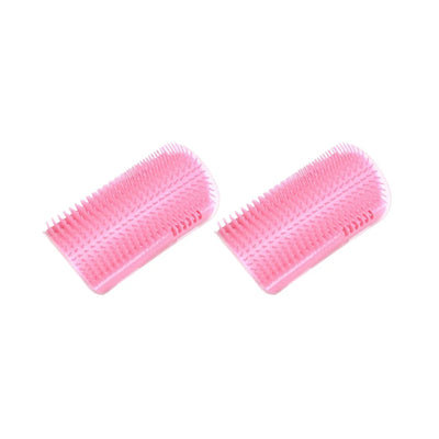 2/1PCS Cat Brush Comb Cat Toy with Catnip Cat Wall Brush Corner Cat Scratcher Massage Self Groomer Comb Pet Brush Corner