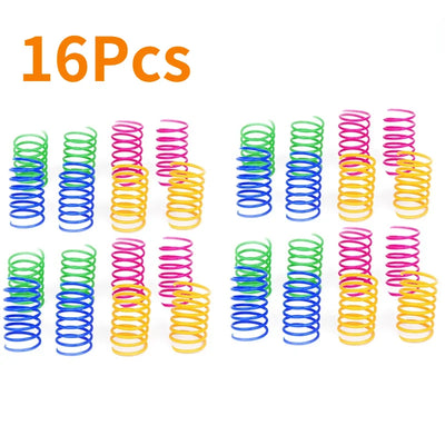 Kitten Coil Spiral Springs Cat Toys Interactive  Gauge Cat Spring Toy Colorful Springs Cat Pet Toy Pet Products