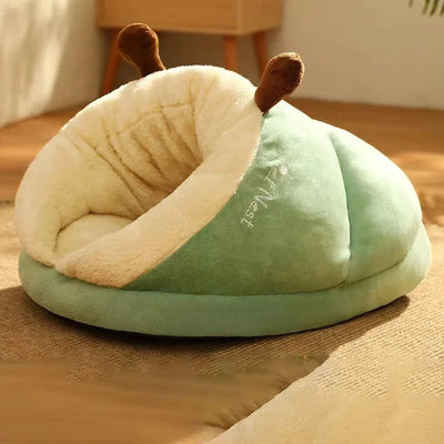 Warm Small Dog Kennel Bed Breathable Dog House Cute Slippers Shaped Dog Bed Cat Sleep Bag Foldable Washable Pet House