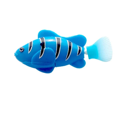 Cat Toy LED Interactive Swimming Robot Fish Toy for Cat Glowing Electric Fish Toy to Stimulate Pet's Hunter Instincts Pet Toys