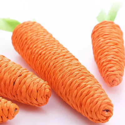 1PC Sisal Radish Toy Cat Toy Vocal Carrot Cat-Teasing Stick Self High And Fun Cat Scratch Board Pet Supplies