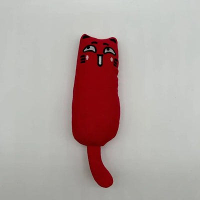 Catnip Toys Cute Thumb Plush Pillow Teeth Grinding Bite-resistant Teasing Relaxation Cat Chew Toy Pet Accessories