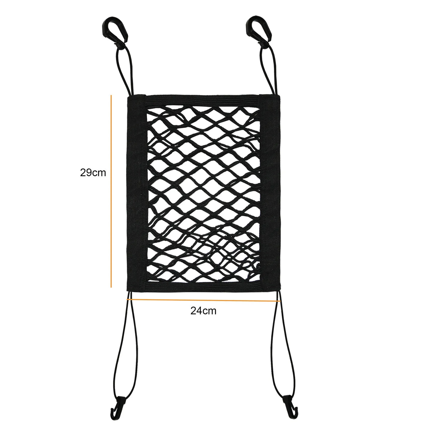 Pet Dog Rear Seat Car Fence Dog Isolation Protection Net Elastic Double Layer Storage Separation Net Pet Safety Rail Pet Suppliy