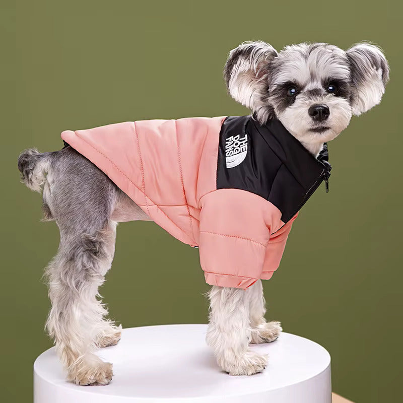 THE DOG FACE Winter Dog Jacket – Warm, Windproof & Reflective Coat for Small to Medium Dogs