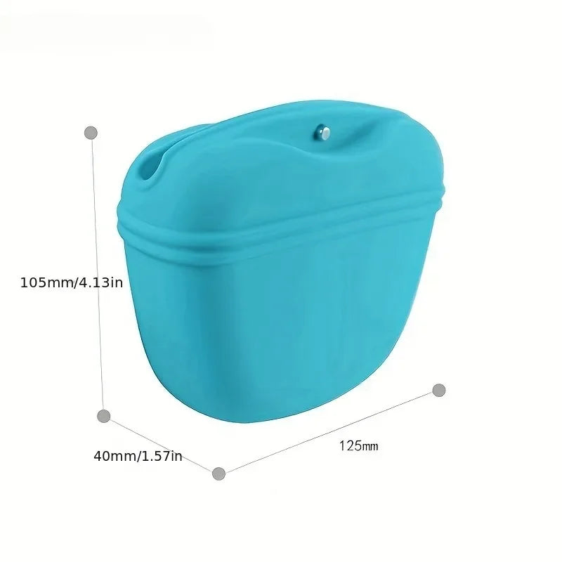 Pet Feeding Bag Training Dog Food Pocket Portable Silicone Snack Pouch Outdoor Walking Dogs Hanging Style Waistpack Pet Products