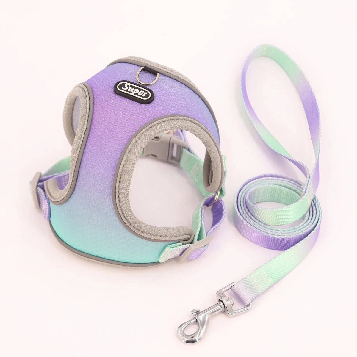 Supet Pet Step-in Dog Harness, Adjustable Reflective Soft Dog Harness, Breathable Dog Vest Harness for Cats Puppy