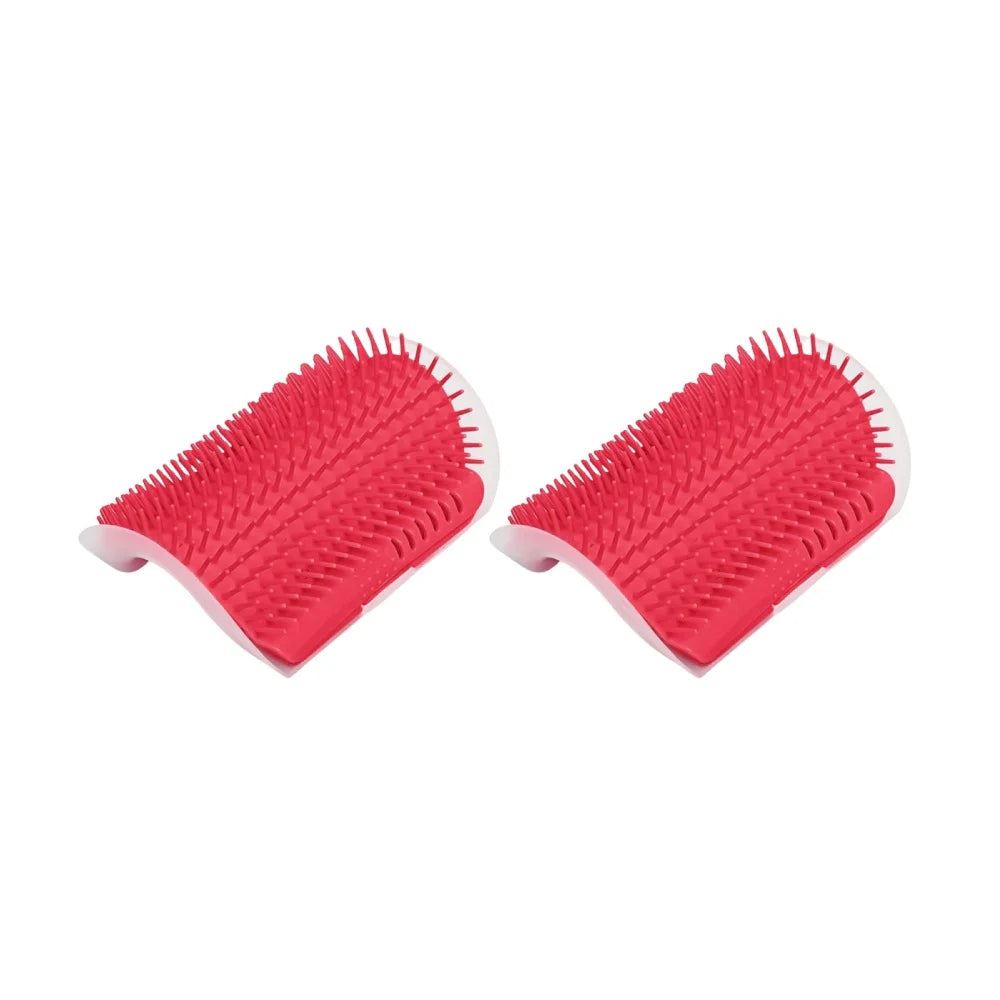 2/1PCS Cat Brush Comb Cat Toy with Catnip Cat Wall Brush Corner Cat Scratcher Massage Self Groomer Comb Pet Brush Corner