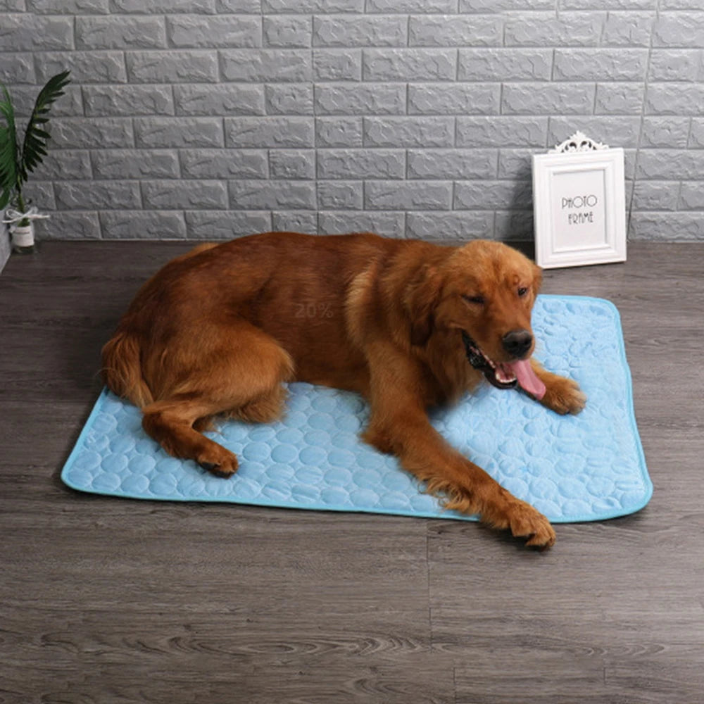 1PC Pet Summer Ice Mats Cat And Dog Ice Mats Breathable Dog Bed Pet Supplies