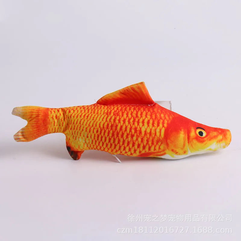 Simulation Fish Cat Toys Soft Plush Catnip Toy Interactive Cat Toys Gifts Funny 3D Fish Shape Doll Pet Supplies