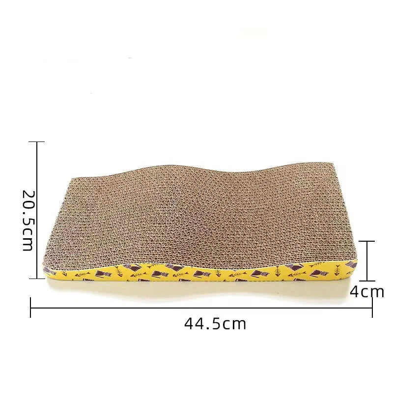 M-Shape Pet Cat Scratching Board Corrugated Cardboard Pad Grinding Nails Interactive Protecting Furniture Cats Scratcher Toy