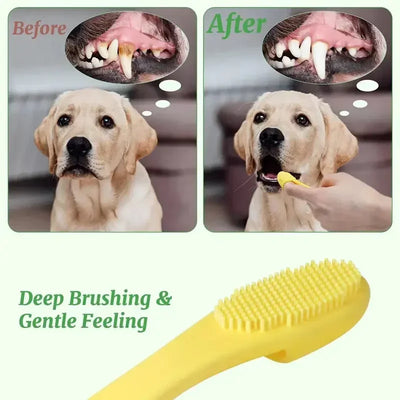 Dog Cat Finger Toothbrush Pet Soft Finger Nose Blackhead Cleaning Brush Silicone Dog Cat Wool Brush Pet Dog Accessorie