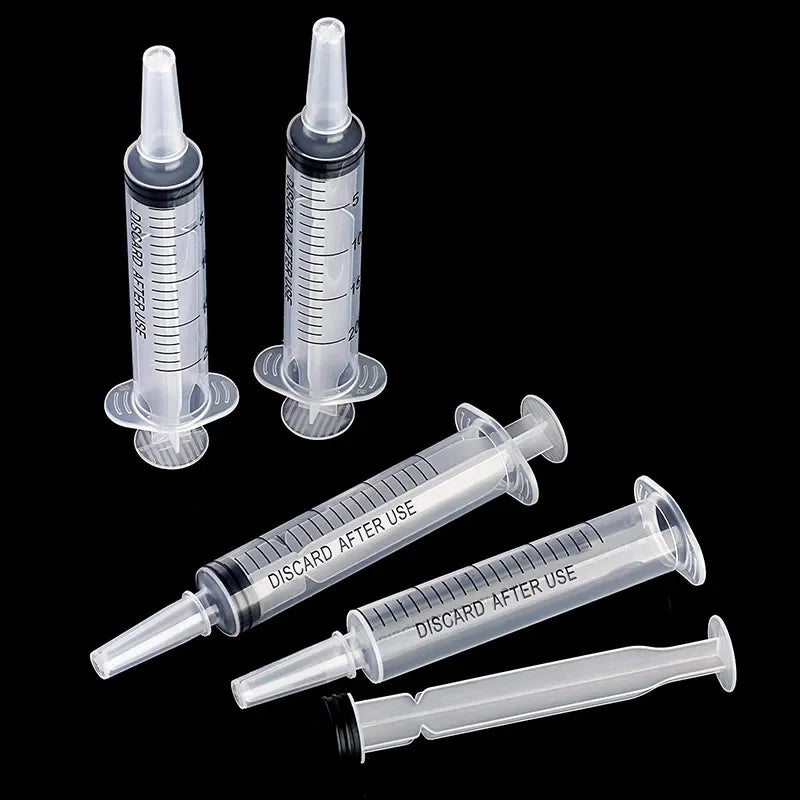 1ml-10ml Plastic Bulk Needle-Free Disposable Syringes Syringes Without Needle Syringe Glue Pet Feeding Needle Kitchen Tools