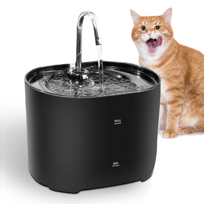 Stainless Steel Faucet Pet Cats Water Fountain Automatic Cycle Filters Ultra Silent Water Pump Cats Dog Drinking Water Dispenser