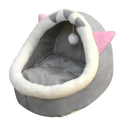 Deep Sleep Cat Bed Warm Pet Basket Cozy Cat House Kitten Lounger Cushion Cat Nesk Tent Very Soft Small Dog Mat Bag Cave Cats Bed