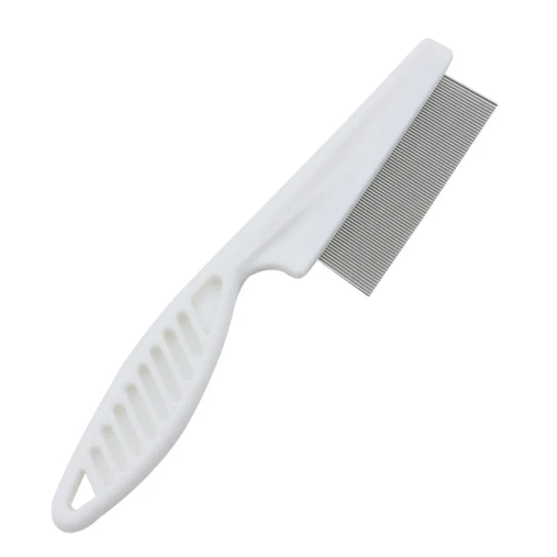 Pet Hair Shedding Comb Stainless Steel Flea Comb for Cat Dog Pet Comfort Flea Hair Grooming Comb Pet Cleaning Supplies ﻿