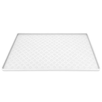 Pet Placemat Cat Food Bowl Mat Dog Feed Mat Cat Dog Drinking Feeding Placemat Silicone Waterproof Non-slip Pet Feeder Mats