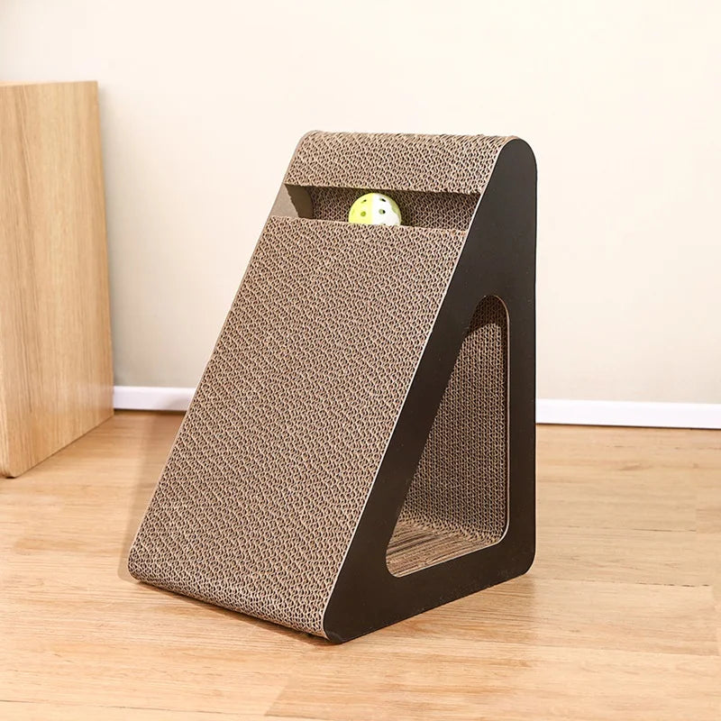 Cat Scratch Cardboard with Rotating Ball Wear-resistant Cat Clawing Board For Cat Toys Cat Climbing Frame Pet Cat Climbing Frame