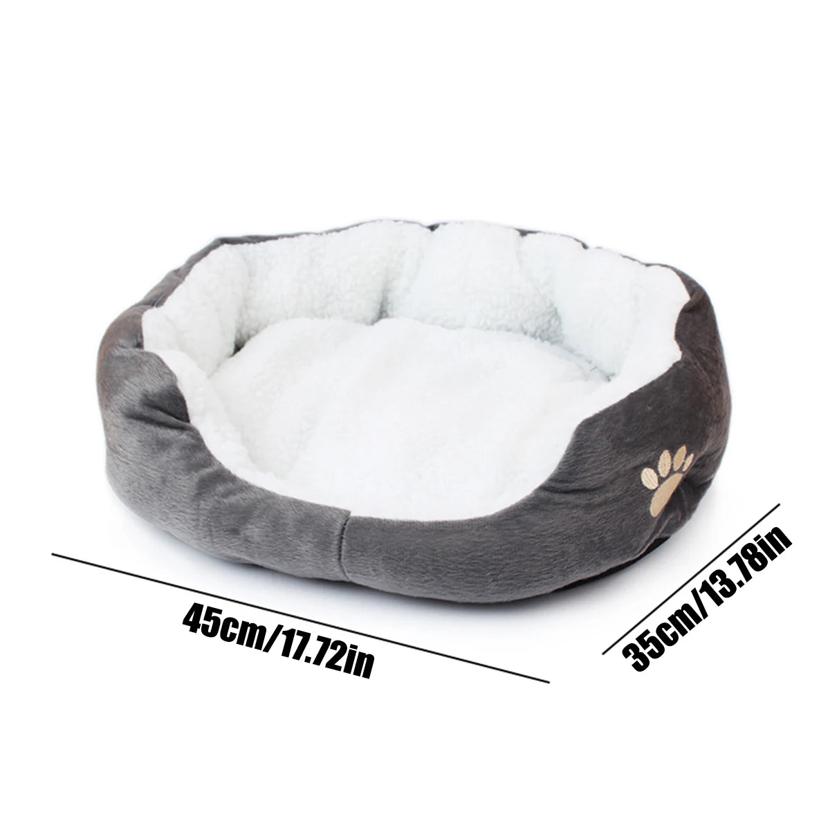 Pet Dog Sofa Bed Provides Warmth For Small Dogs Cat And Dog Mattress Pet Kennel Thickened Washable Plush Pet Supplies