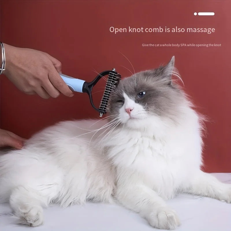 Dog Cat Hair Removal Comb Pet Long Hair Short Hair Pet Grooming Care Brush Trimming Dematting Brush Dog Pet Grooming Equipment