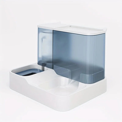 Large Capacity Automatic Cat Food Dispenser Drinking Water Bowl Pet Supplies Wet and Dry Separation Dog Food Container