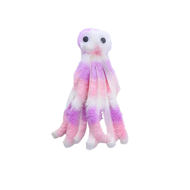 Cat toy Cute octopus plush toy bite resistant teeth interactive play pet supplies